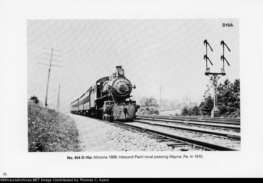 PRR "Class 'D' Locomotives," Page 58, 1981